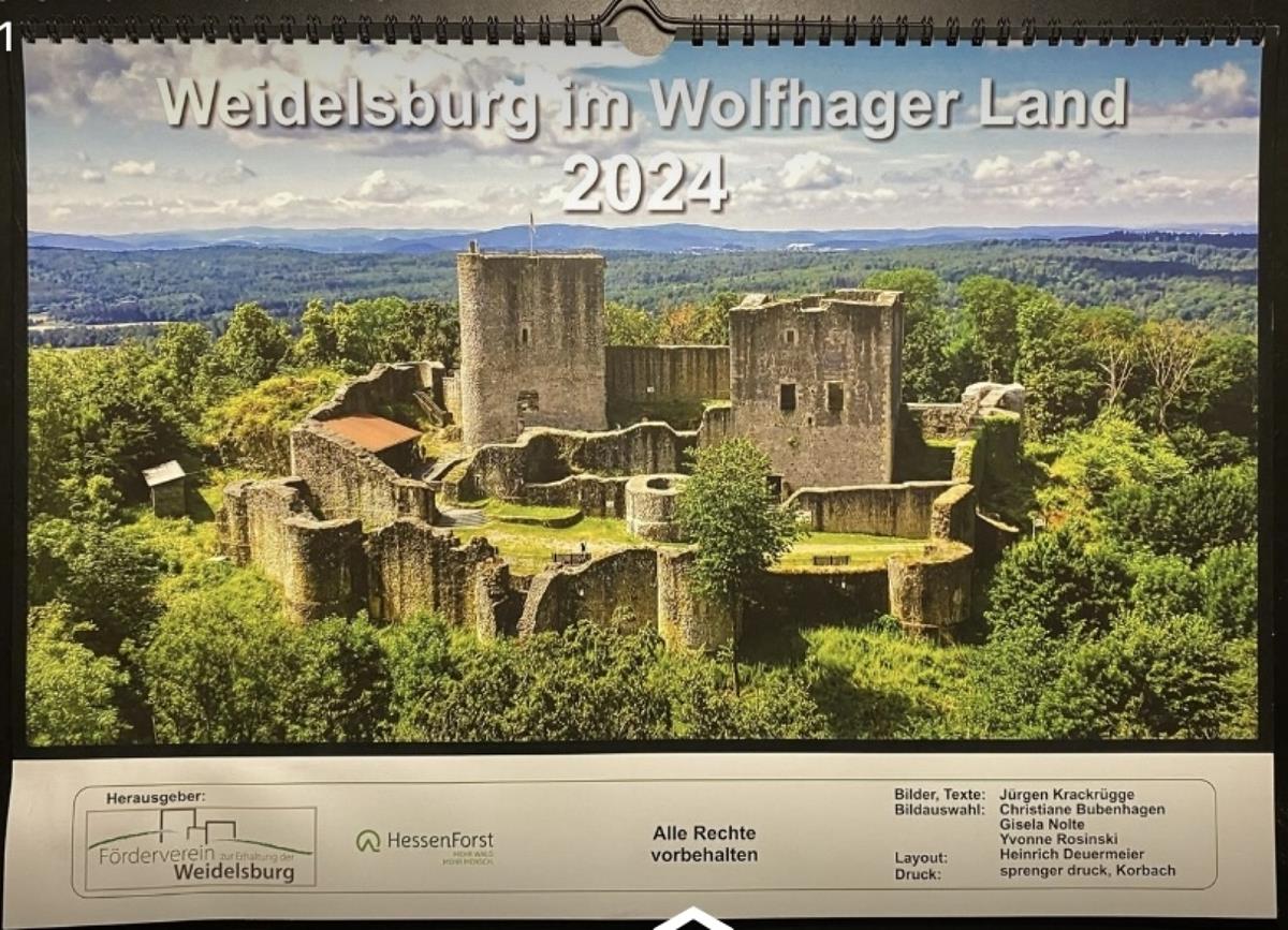 Der Weidelsburgkalender 2024
